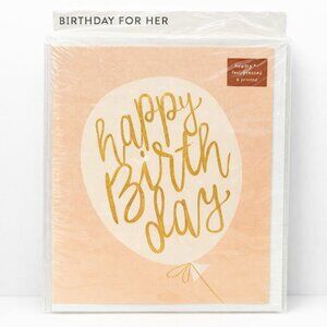 NEW Minted Foil- Pressed Birthday for Her Cards